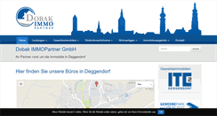 Desktop Screenshot of dobak-immopartner.de