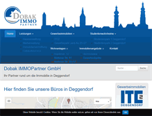 Tablet Screenshot of dobak-immopartner.de